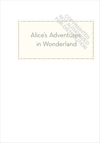 Alice's Adventures in Wonderland