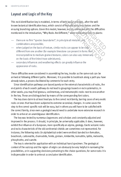 Rocks and Rock Formations