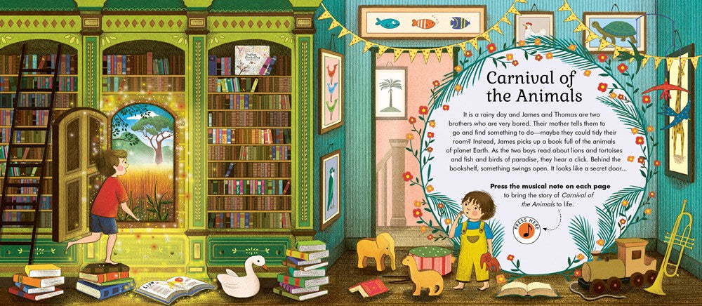 The Story Orchestra: Carnival of the Animals : Press the note to hear Saint-Saëns' music