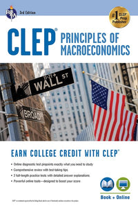 CLEP(r) Principles of Macroeconomics 3rd Ed., Book + Online