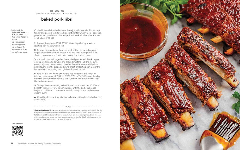 The Stay At Home Chef Family Favorites Cookbook