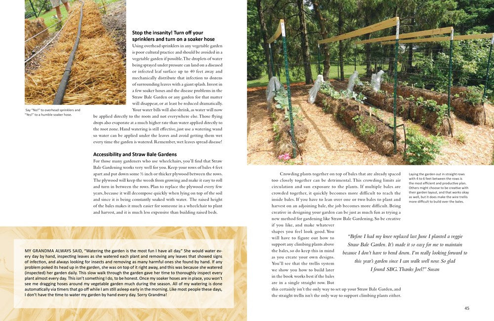 Straw Bale Gardens Complete, Updated Edition: Breakthrough Method for Growing Vegetables Anywhere, Earlier and with No Weeding (New edition)