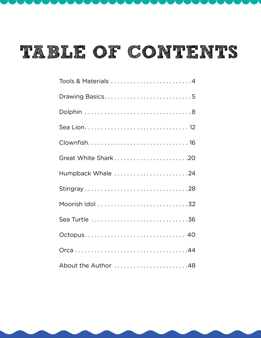 Let's Draw Sea Creatures