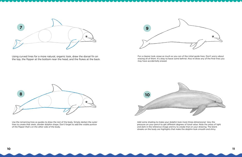 Let's Draw Sea Creatures