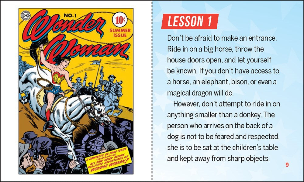 Wonder Woman Talking Figure and Illustrated Book