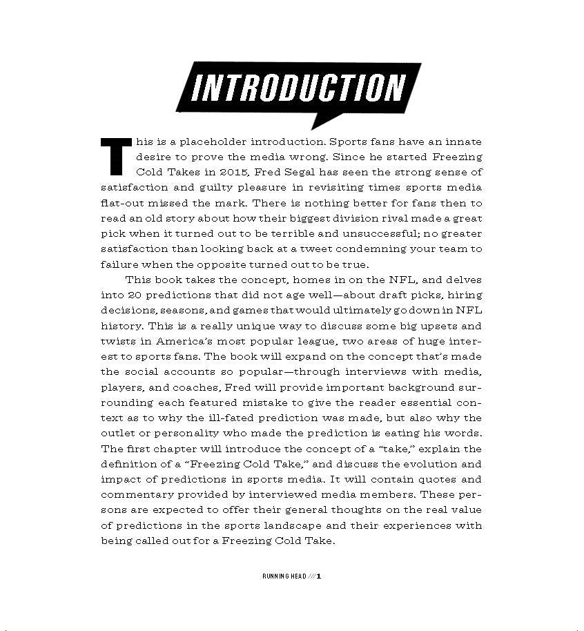 Freezing Cold Takes: NFL : Football Media’s Most Inaccurate Predictions—and the Fascinating Stories Behind Them