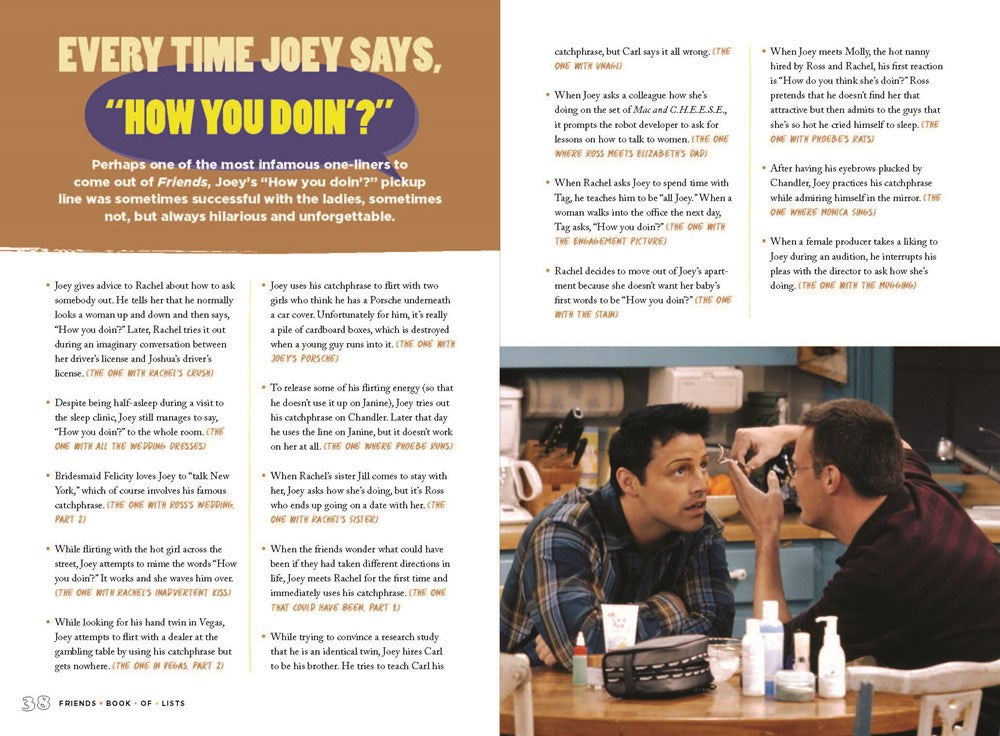 The Friends Book of Lists