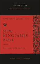 NKJV, Personal Size Reference Bible, Sovereign Collection, Leathersoft, Black, Red Letter, Comfort Print: Holy Bible, New King James Version