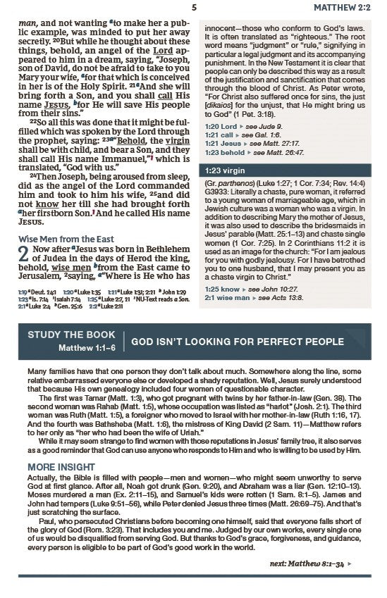 NKJV, Word Study Reference Bible, Hardcover, Red Letter, Comfort Print
