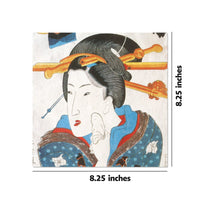 Origami Paper Geisha Prints 48 Sheets 6 3/4" (17 cm)