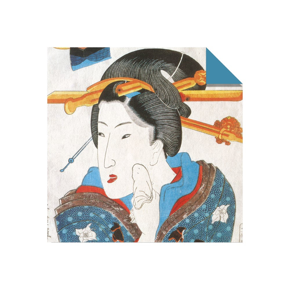 Origami Paper Geisha Prints 48 Sheets 6 3/4" (17 cm)