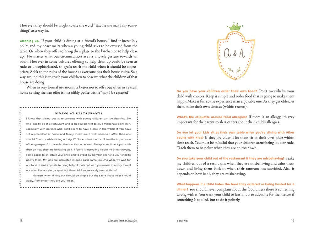 Manners Begin at Breakfast