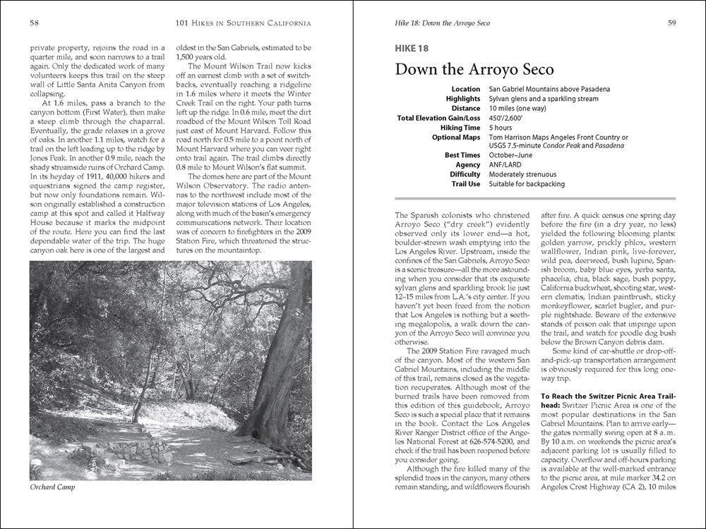 101 Hikes in Southern California