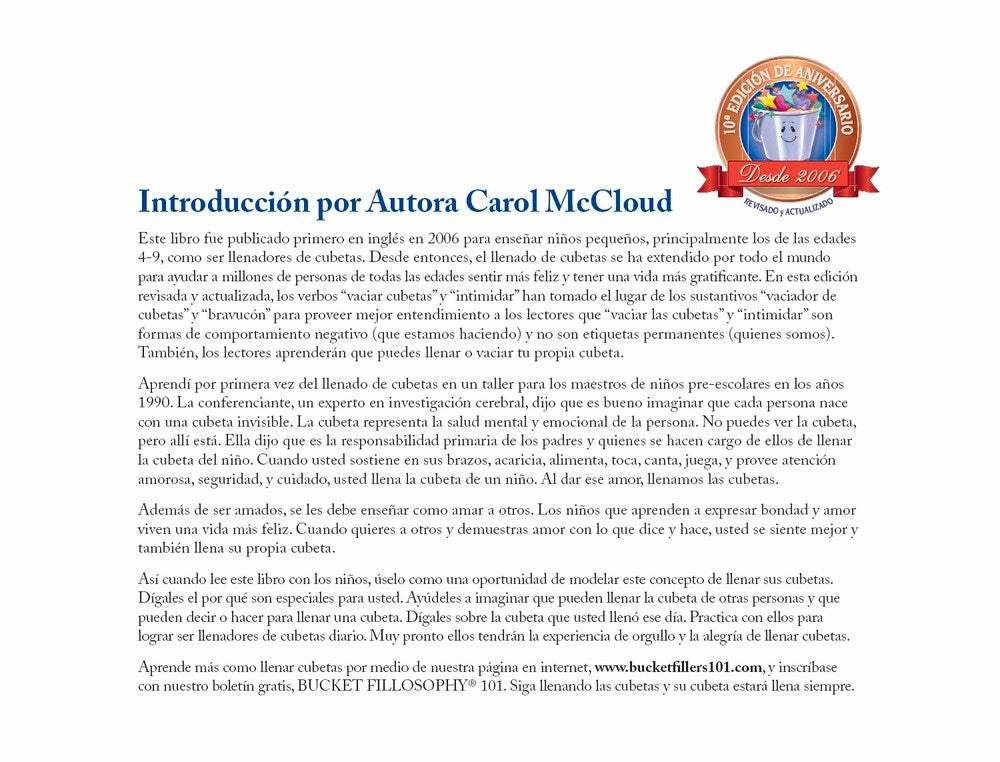 ¿Has Llenado una Cubeta Hoy?