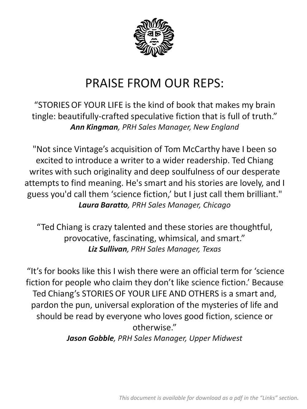 Stories of Your Life and Others