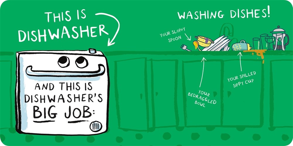 Dishwasher's Big Job