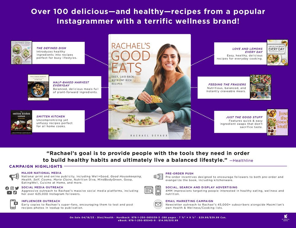 Rachael's Good Eats: Easy, Laid-Back, Nutrient-Rich Recipes