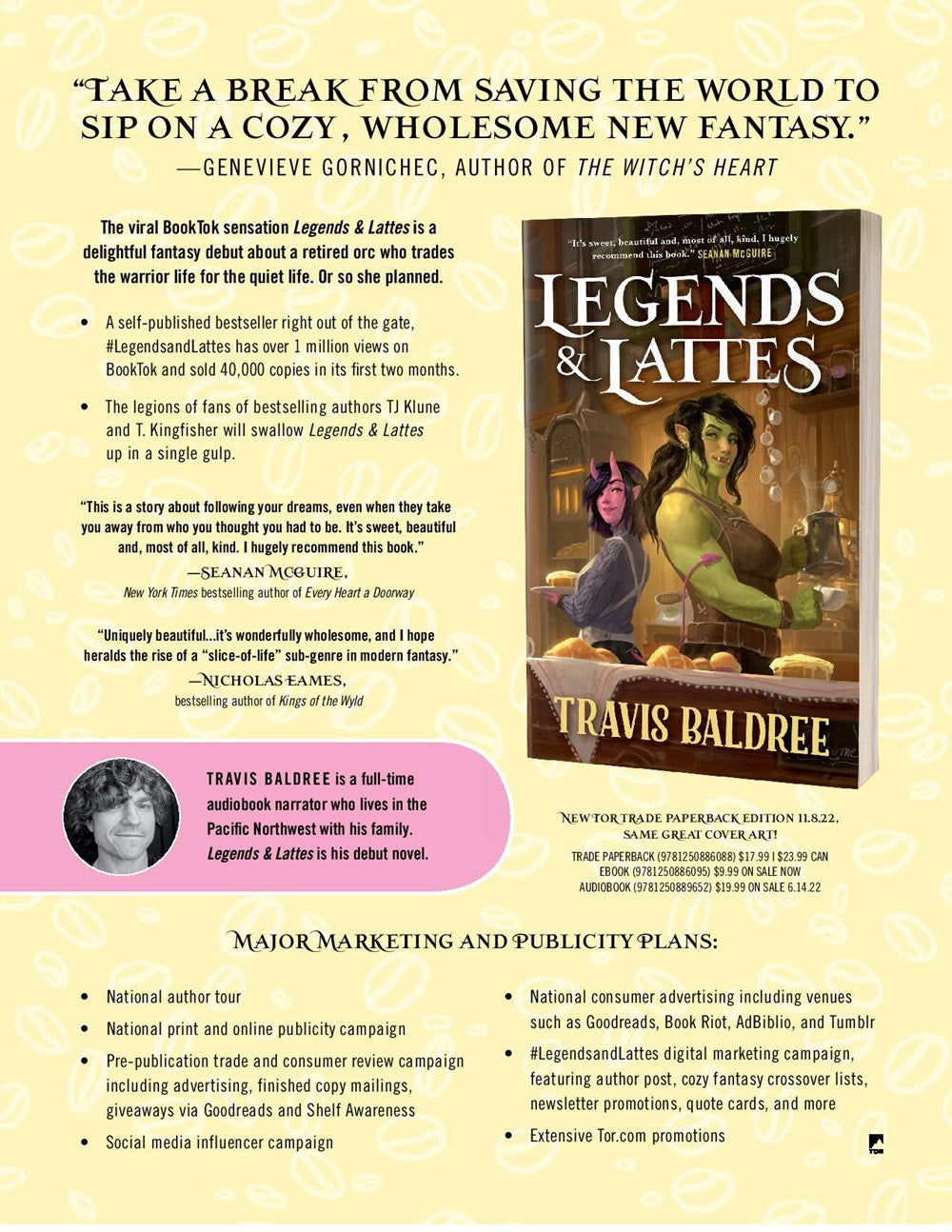 Legends & Lattes: A Novel of High Fantasy and Low Stakes