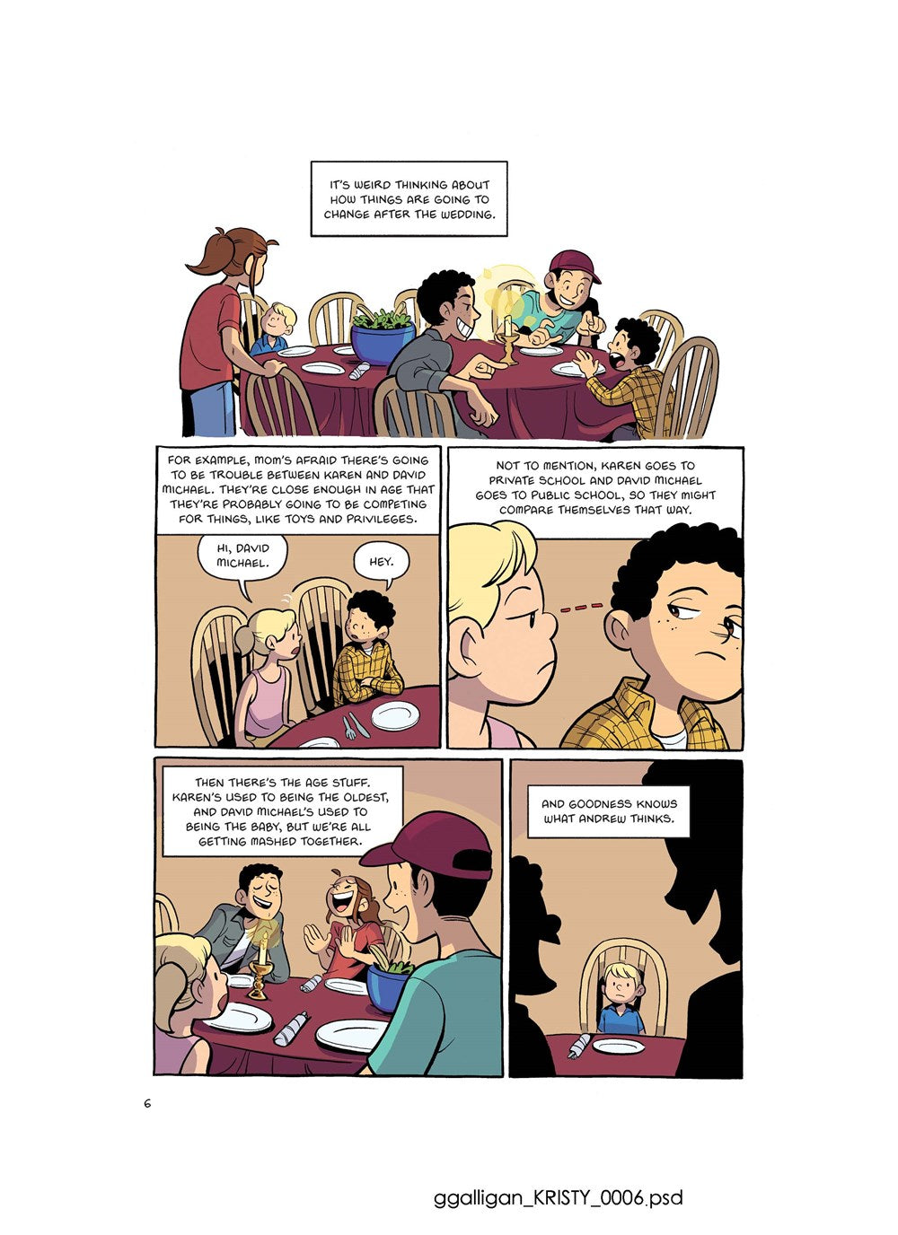 Kristy's Big Day: A Graphic Novel (The Baby-Sitters Club #6) : Full-Color Edition