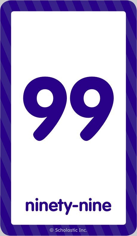 Flash Cards: Numbers 0 - 100