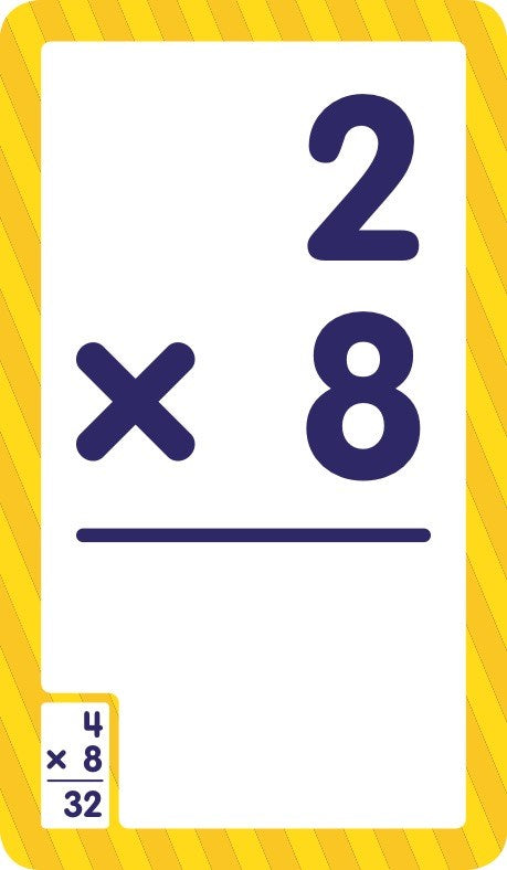 Flash Cards: Multiplication 0 - 12