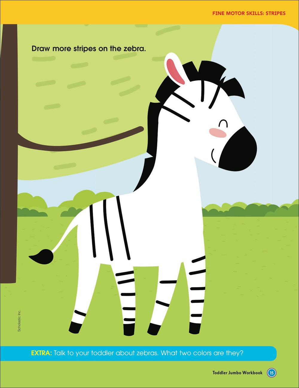 Scholastic Toddler Jumbo Workbook: Early Skills