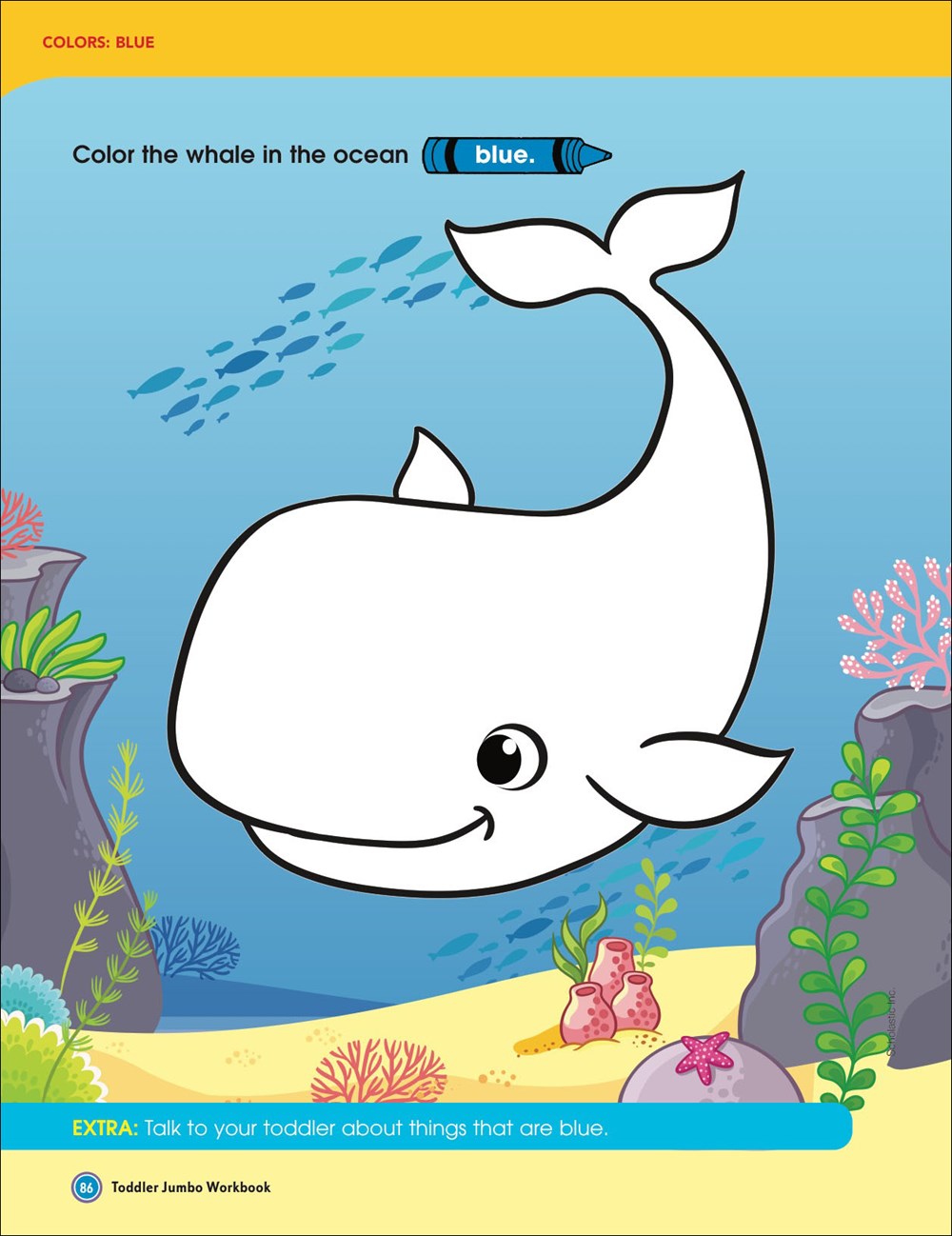 Scholastic Toddler Jumbo Workbook: Early Skills