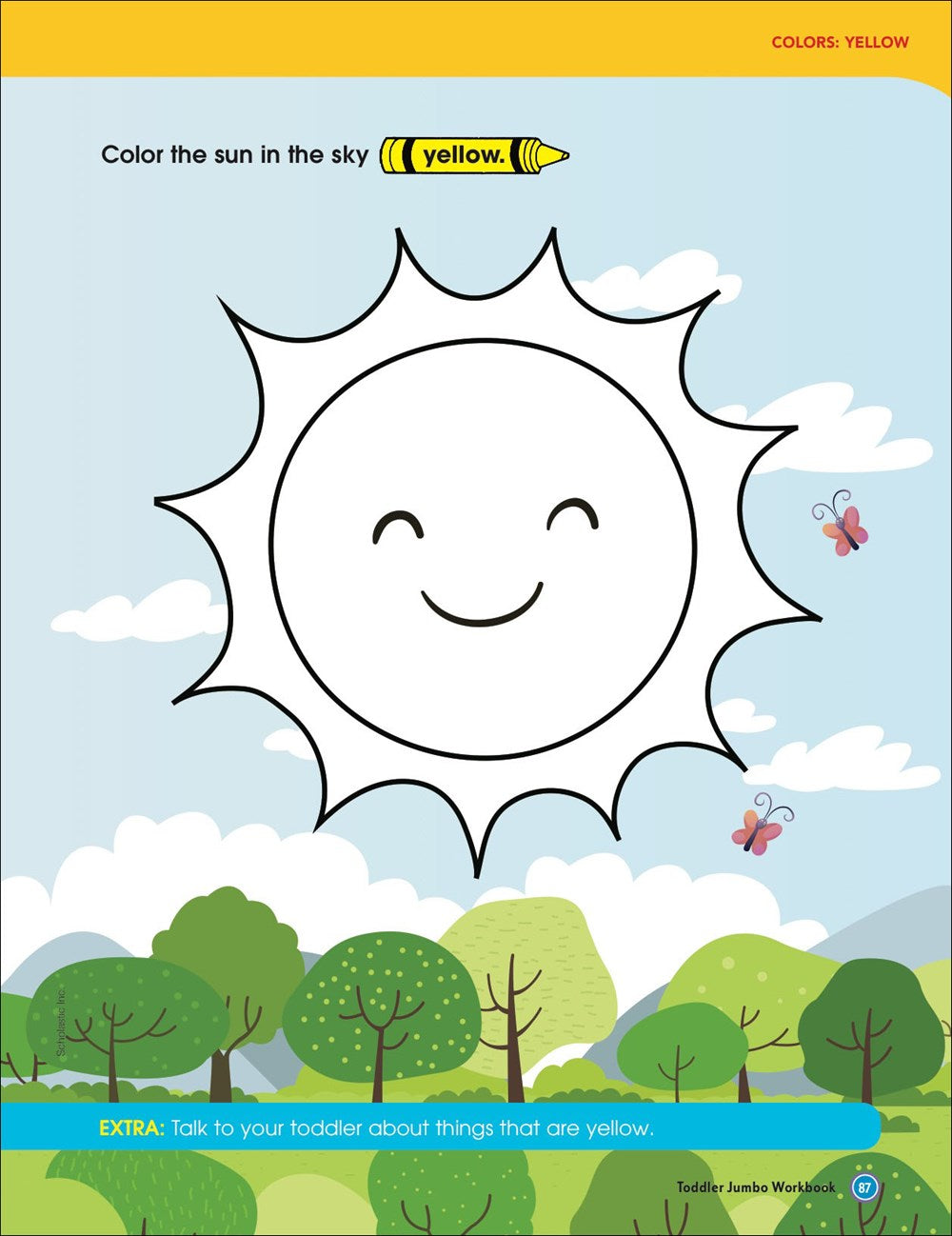 Scholastic Toddler Jumbo Workbook: Early Skills