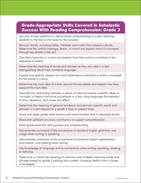 Scholastic Success with Reading Comprehension Grade 3 Workbook