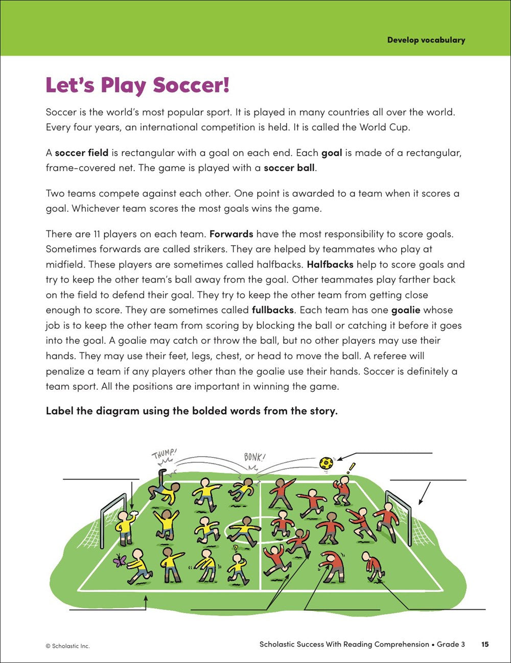 Scholastic Success with Reading Comprehension Grade 3 Workbook