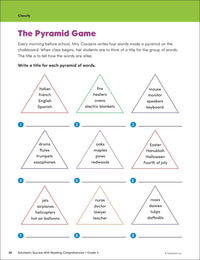 Scholastic Success with Reading Comprehension Grade 3 Workbook