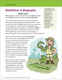 Scholastic Success with Reading Comprehension Grade 3 Workbook