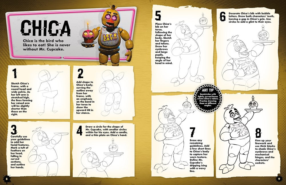 How to Draw Five Nights at Freddy's: An AFK Book