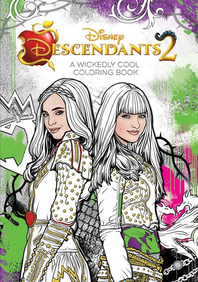 Descendants 2: A Wickedly Cool Coloring Book : Wicked Images to Inspire Creativity (Media tie-in)
