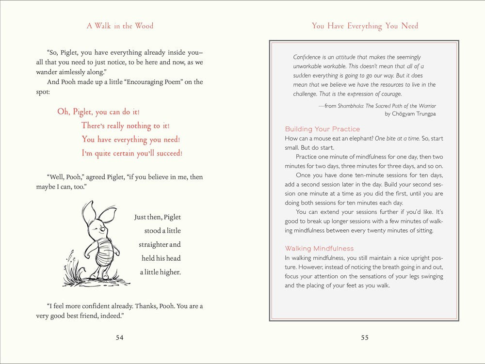 A Walk in the Wood: Meditations on Mindfulness with a Bear Named Pooh (Media tie-in)
