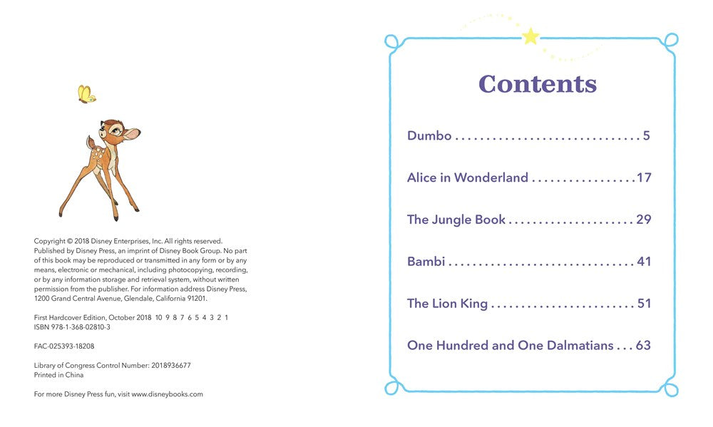 My First Disney Classics Bedtime Storybook