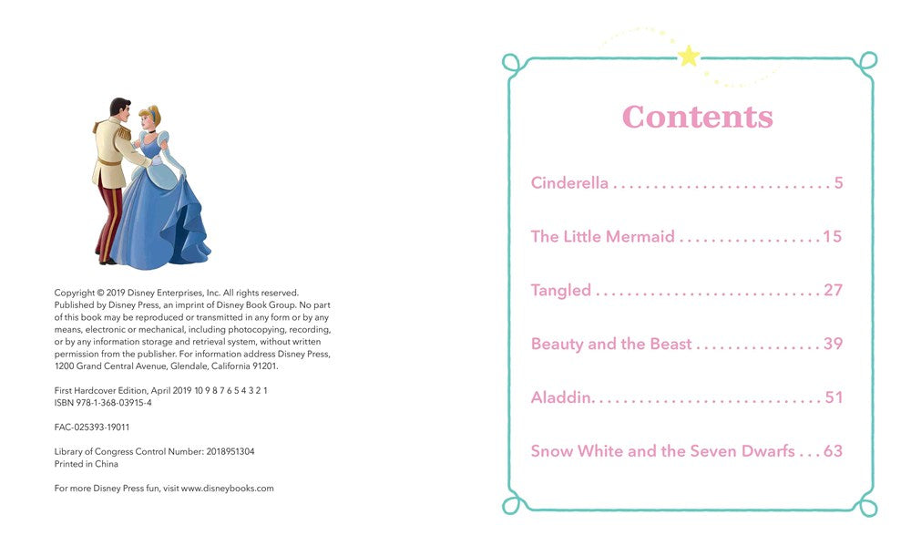 Disney Princess My First Bedtime Storybook