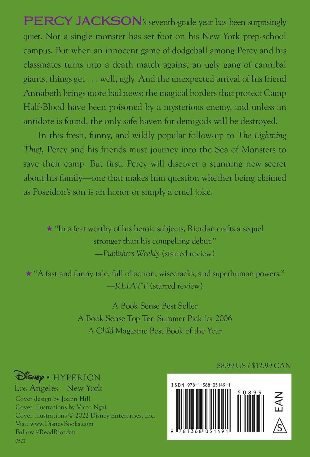 Percy Jackson and the Olympians, Book Two: The Sea of Monsters
