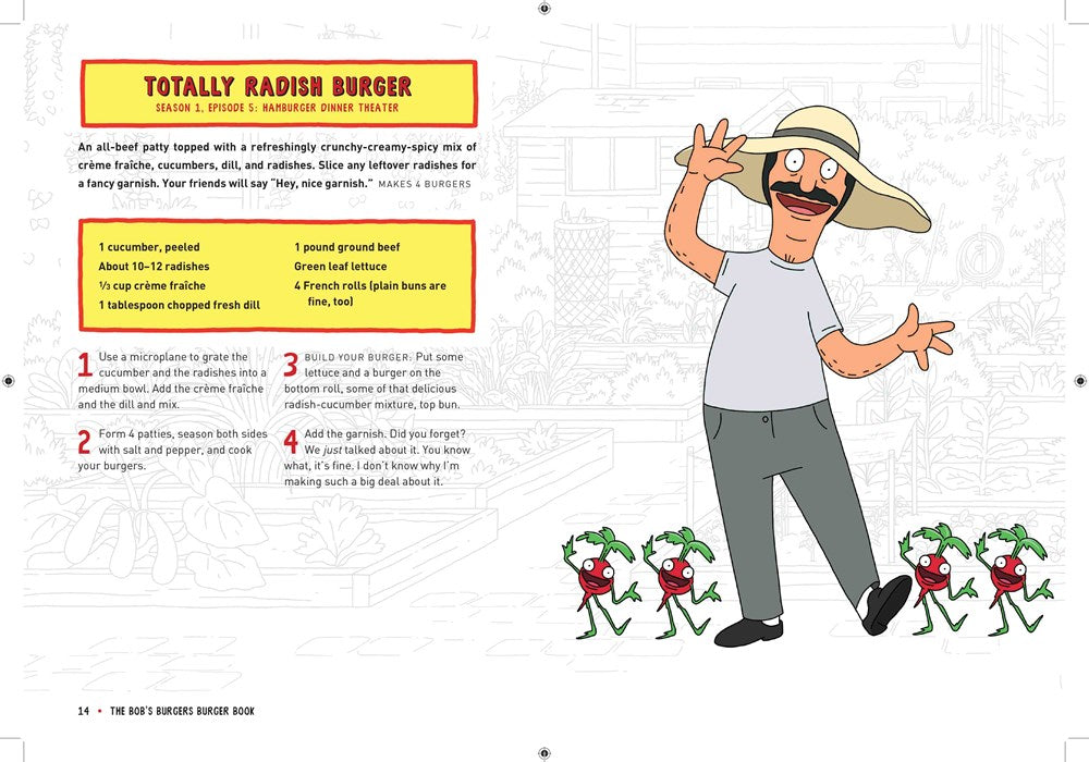 The Bob's Burgers Burger Book: Real Recipes for Joke Burgers
