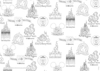 Art of Coloring: Walt Disney World : 100 Images to Inspire Creativity from The Most Magical Place on Earth (Media tie-in)