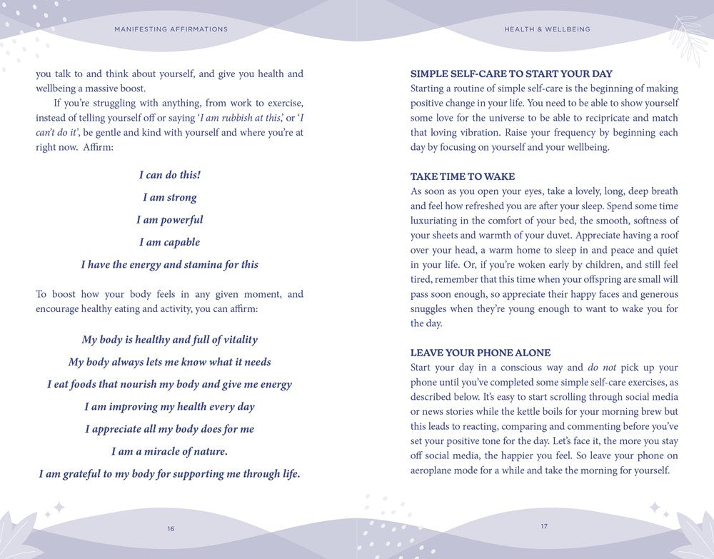 Manifesting Affirmations Book & Card Deck