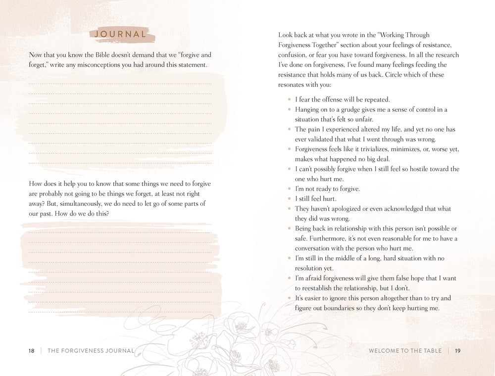 The Forgiveness Journal: A Guided Journey to Forgiving What You Can't Forget