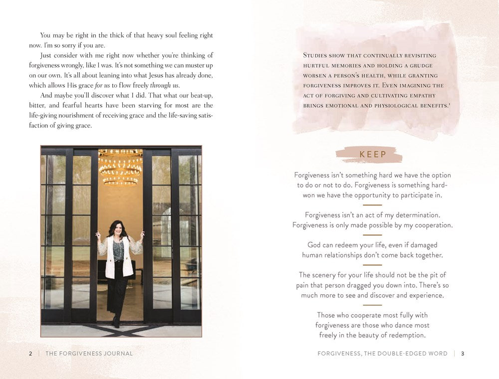 The Forgiveness Journal: A Guided Journey to Forgiving What You Can't Forget