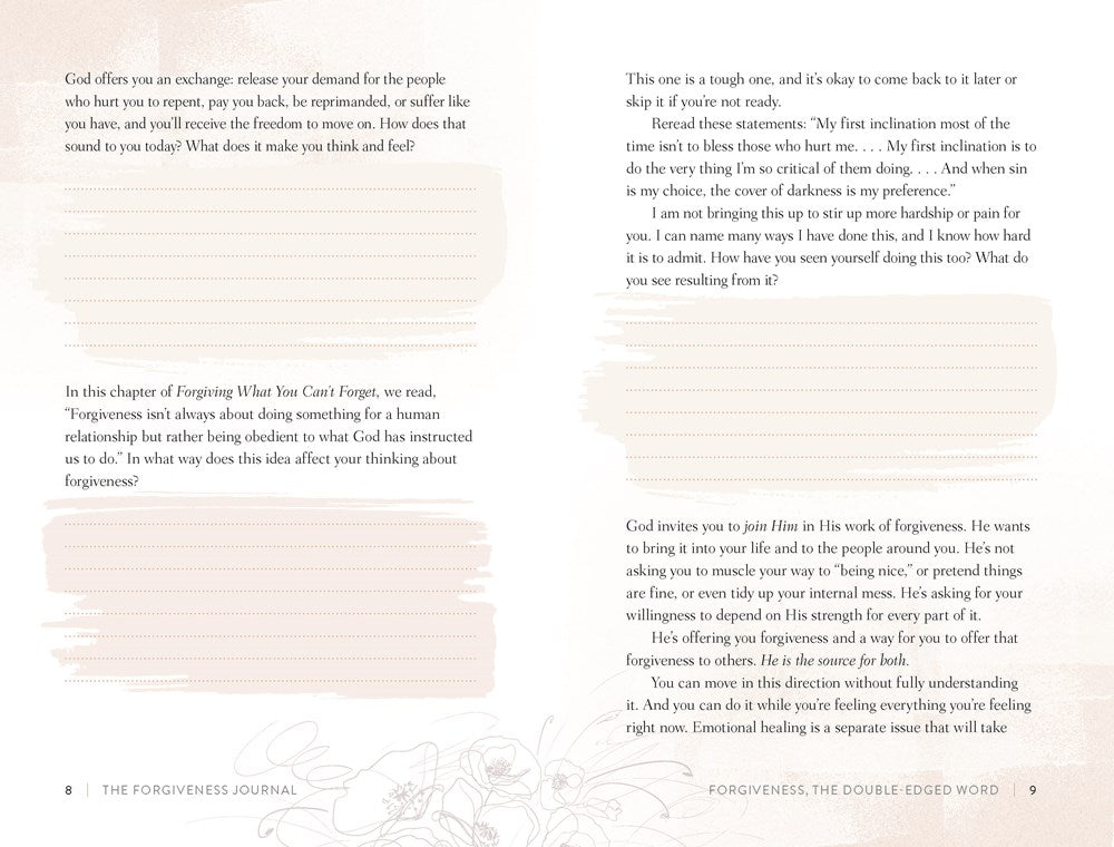 The Forgiveness Journal: A Guided Journey to Forgiving What You Can't Forget