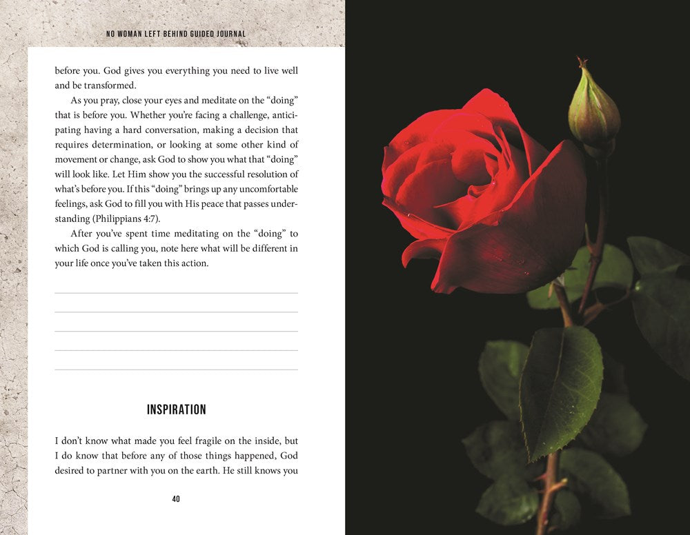 No Woman Left Behind Guided Journal: A Journey to Breaking Up with Your Fears and Revolutionizing Your Life (A Woman Evolve Experience)