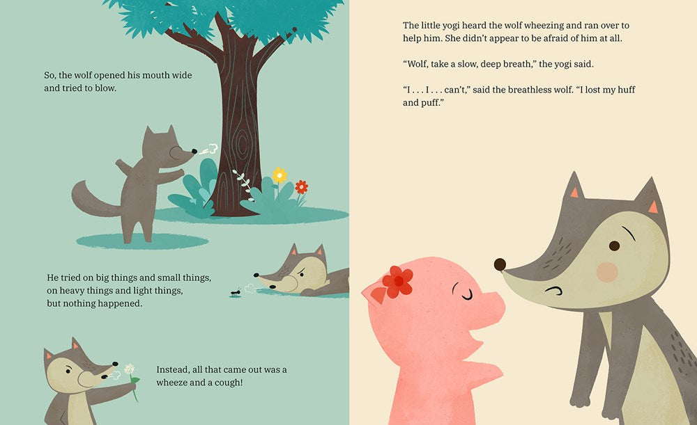 The Three Little Yogis and the Wolf Who Lost His Breath