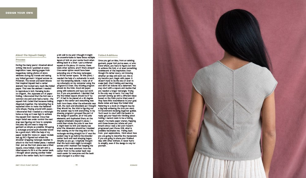 Knit Fold Pleat Repeat