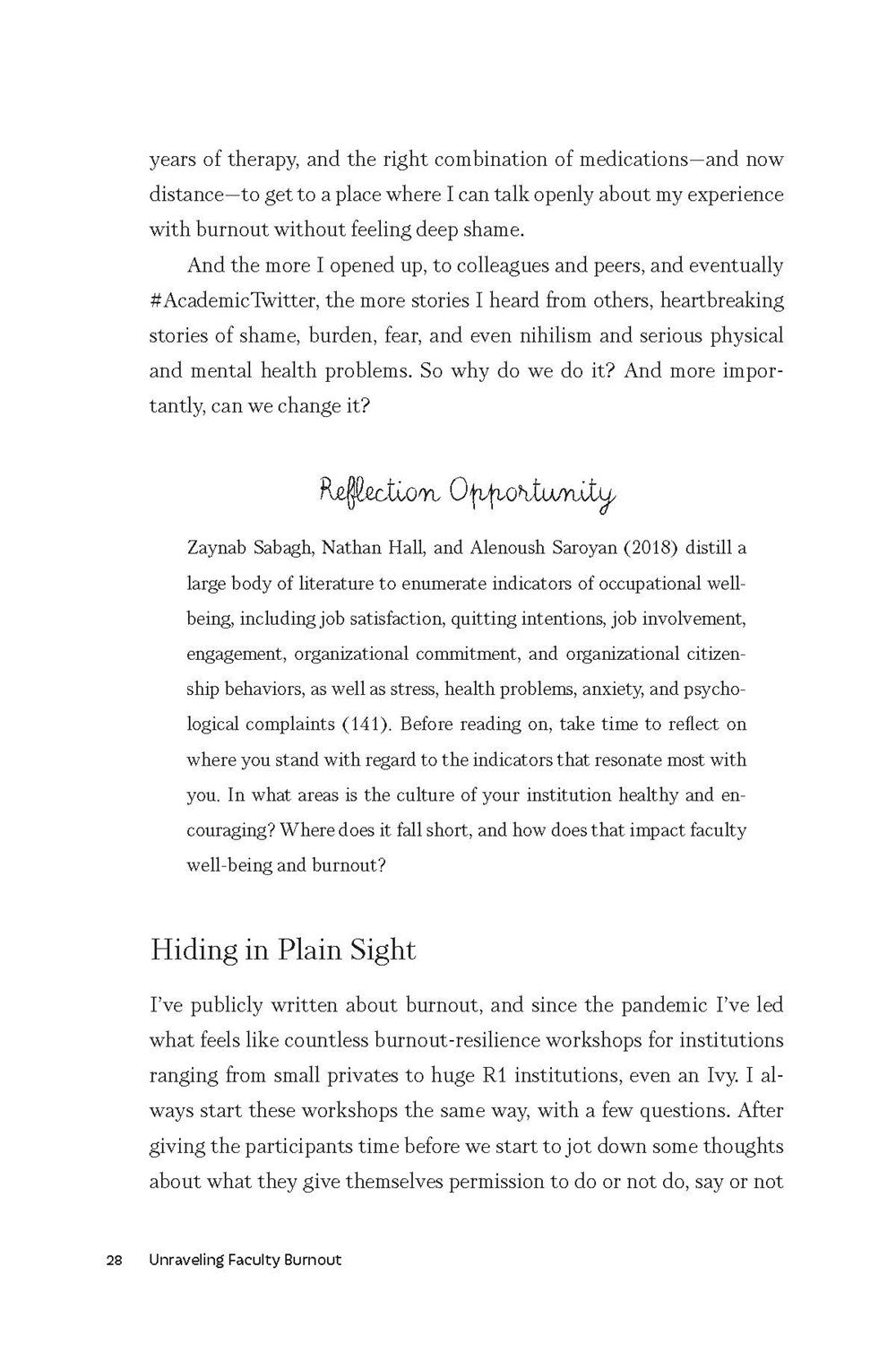 Unraveling Faculty Burnout