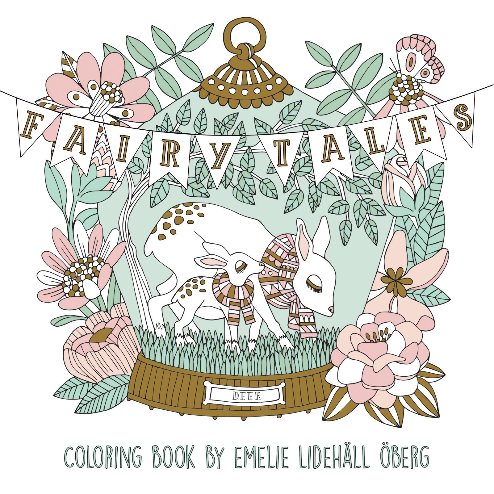 Fairy Tales Coloring Book: Published in Sweden as Sagolikt