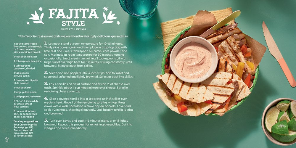 Quesadillas, new edition